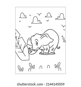 white elephant rules coloring page hard