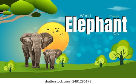 El Día del Elefante, celebrado el 12 de agosto, crea conciencia sobre la urgente necesidad de proteger a los elefantes