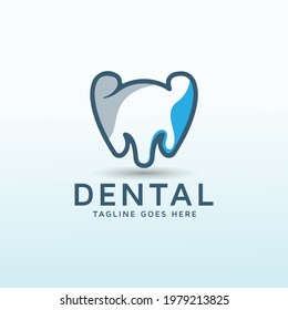 elephant dental vector logo design