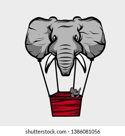 ELEPHANT Design Illustration vector Fun