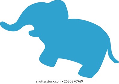 Elephant design symbol illustration. Stylish impression. Vector illustration.