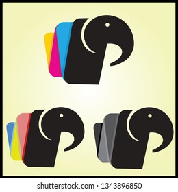 Elephant Design with a twisted trunk