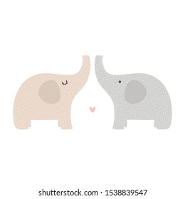 Elephant Design vector template. design for illustration