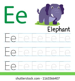 elephant drawing line vector design