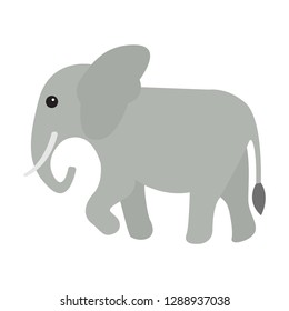 Elephant emoji vector