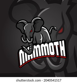 Elephant Esport logo. Suitable for team logo or esport logo and mascot logo, or tshirt design.