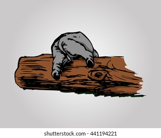 The elephant fell
