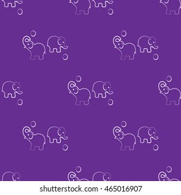 elephant geometric seamless pattern. Fashion graphic. Vector illustration. Background design. Modern stylish abstract texture. Template for the printing, textile, packaging and decoration, wallpaper.