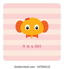 it is a elephant girl