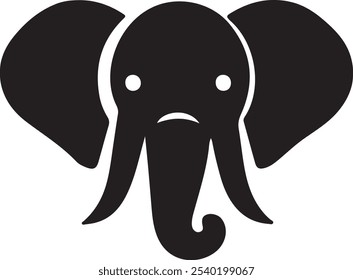 elephant head design elephant head icon elephant head logo elephant vector head silhouette