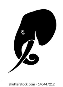 Elephant head Emblem