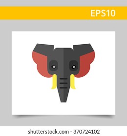 Elephant head icon