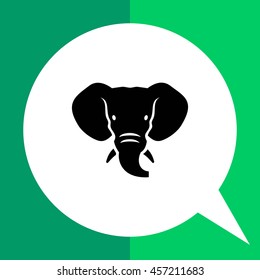Elephant head icon