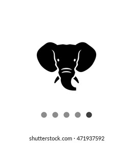 Elephant head icon