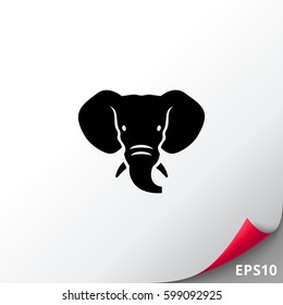 Elephant head icon