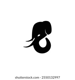 Elephant Head Idea Design Logo