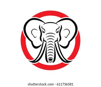 Elephant Head Logo