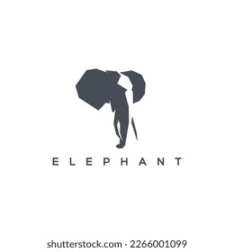 elephant head logo icon design inspiration