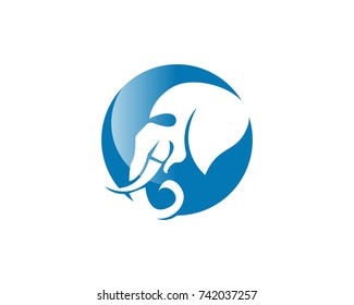 Elephant Head Logos Vector Stock Vector (Royalty Free) 742037257 ...