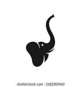 Vectorlogo-Design-Vorlage für Elefanten-Head