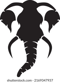 Vektors, cabeza del elefante Vektors, cabeza del elefante 