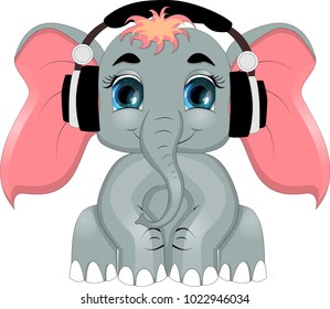 The elephant in the headphones