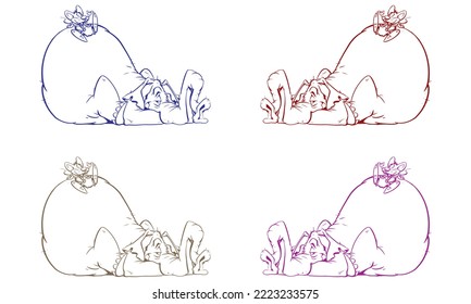 El Elefante Y Su Amigo La Ilustración Del Vector Del Ratón. Ratón Y Elefante
