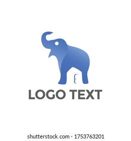 diseño del logotipo del elefante y del hogar