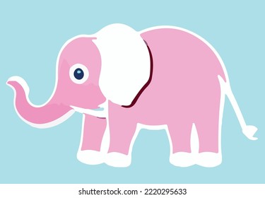 Elephant icon design template vector isolated