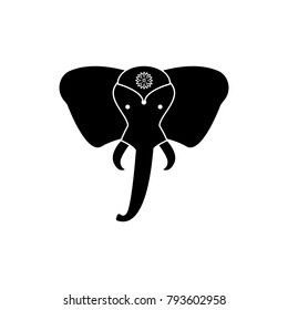 elephant icon. Elements of Indian Culture icon. Premium quality graphic design. Signs, outline symbols collection icon for websites, web design, mobile app, info graphic on white background