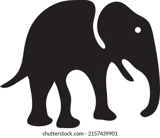 Ilustración de icono de elefante símbolo de signo de vector aislado.eps
