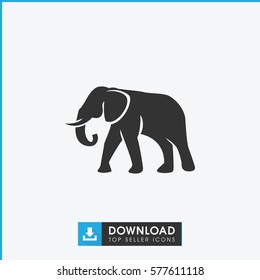 elephant icon illustration isolated vector sign symbol