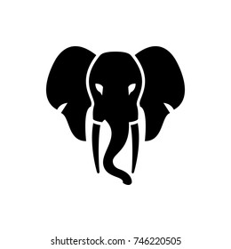 elephant icon illustration isolated vector sign symbol