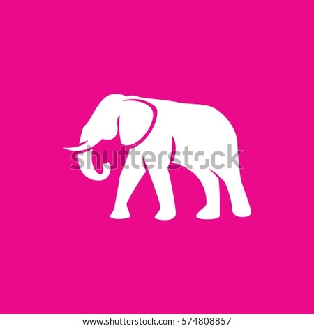 elephant icon illustration isolated vector sign symbol