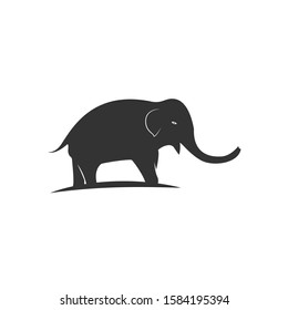 elephant icon logo design vector