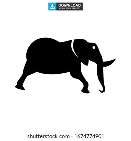 elephant icon or logo isolated sign symbol vector illustration - high quality black style vector icons
