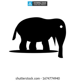 elephant icon or logo isolated sign symbol vector illustration - high quality black style vector icons
