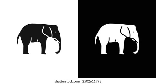 Elefanten Symbol Logo Set Vektor