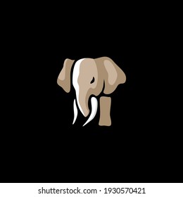 elephant icon or logo, sign and symbol vector illustration