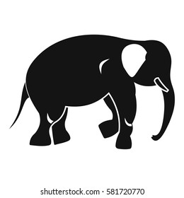 Elephant icon. Simple illustration of elephant vector icon for web