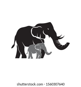 Elephant icon and symbol vector illustration