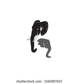 Elephant icon and symbol vector illustration