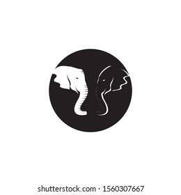 Elephant icon and symbol vector illustration
