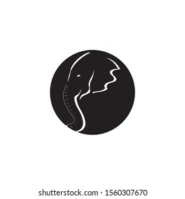 Elephant icon and symbol vector illustration