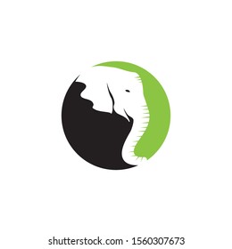 Elephant icon and symbol vector illustration