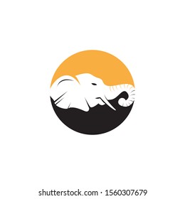 Elephant icon and symbol vector illustration