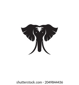 Elephant icon and symbol vector template illustration