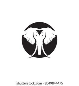 Elefantensymbol und Symbol, Vektorgrafik