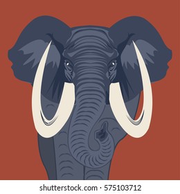 elephant icon t shirt - vector