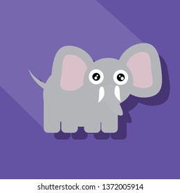 elephant icon vector